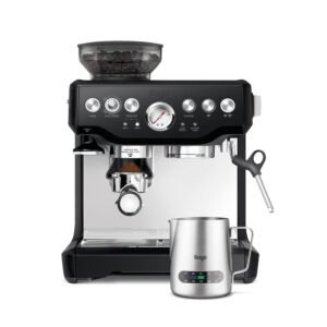 Sage Barista Express Bean to Cup Coffee Machine – Built-in Grinder & Milk Frother, Brushed Stainless Steel Espresso Maker