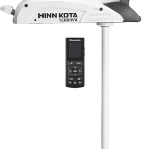 Minn Kota 1363770 Riptide Terrova Bow-Mount Trolling Motor with Spot-Lock, Wireless Remote, 55 Lb. Thrust, 54 in. Shaft, Saltwater
