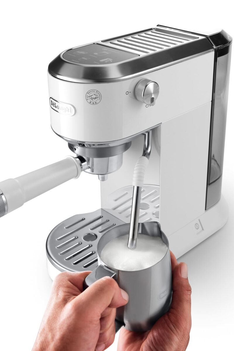 De’Longhi Dedica Style EC685M – 15-Bar Pump Espresso & Cappuccino Machine with Adjustable Cappuccino System, Slim 15 cm Silver Design - Image 48