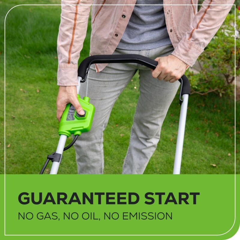Greenworks 40V Cordless Electric Lawn Mower – 16″ (40.6 cm) Deck, 4.0 Ah Battery, 45 Min Runtime - Image 8