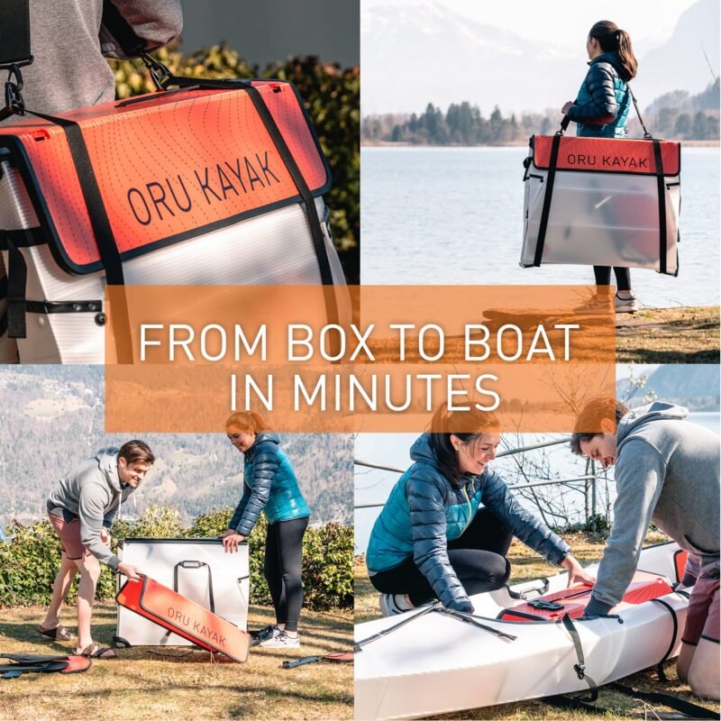 Oru Kayak Foldable Kayak Inlet | Stable, Durable, Lightweight - Lake and River Kayaks - Beginner, Intermediate - Size (Unfolded) - Image 26